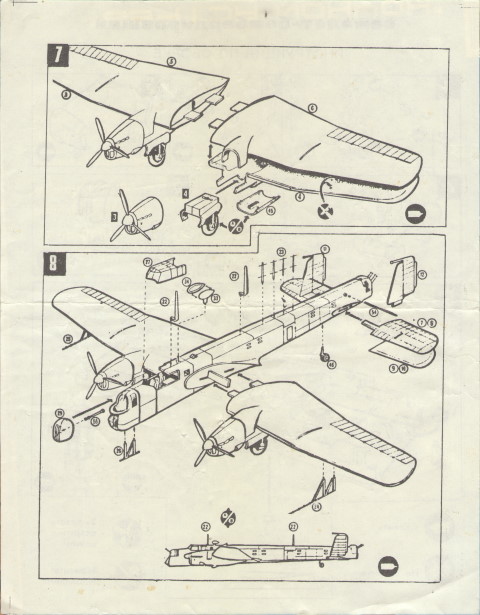 FROG F207 Armstrong Whitworth Whitley Mk.V/VII, Rovex Trinag Ltd 1976 edition box lead
